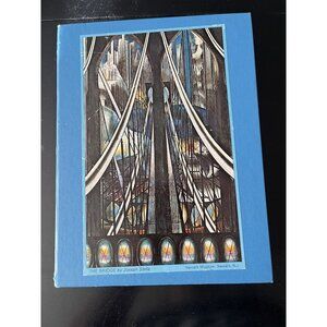 VTG 1971 Springbok Bookcase Puzzles BRIDGE/SKYSCRAPERS Joseph Stella Complete